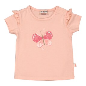 T-shirt papillon et volants