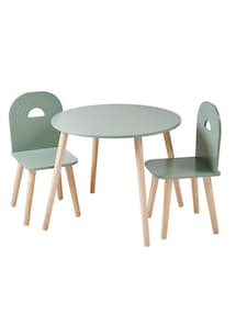 Kinderzimmer-Set: Tisch & 2 Stühle REGENBOGEN