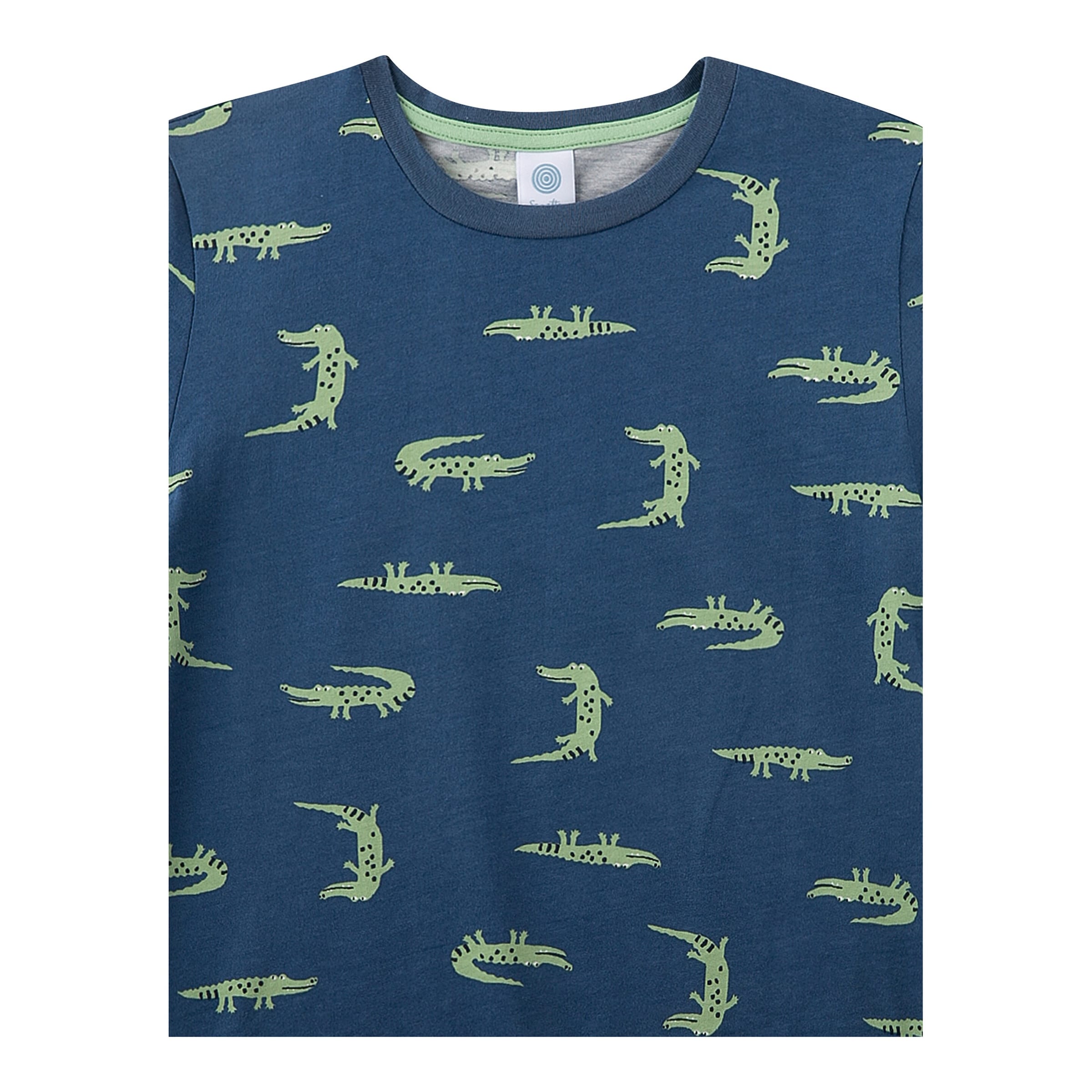 Schlafanzug kurz Krokodil