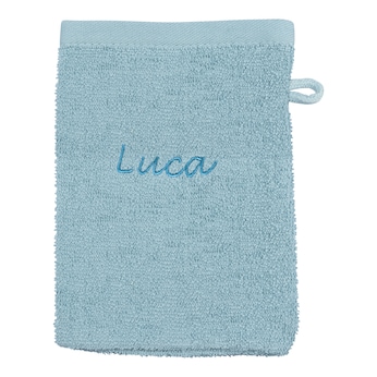 Washandje gepersonaliseerd met naam, 1 stuk