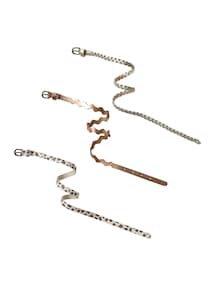 3er-Pack schmale Mädchen Gürtel