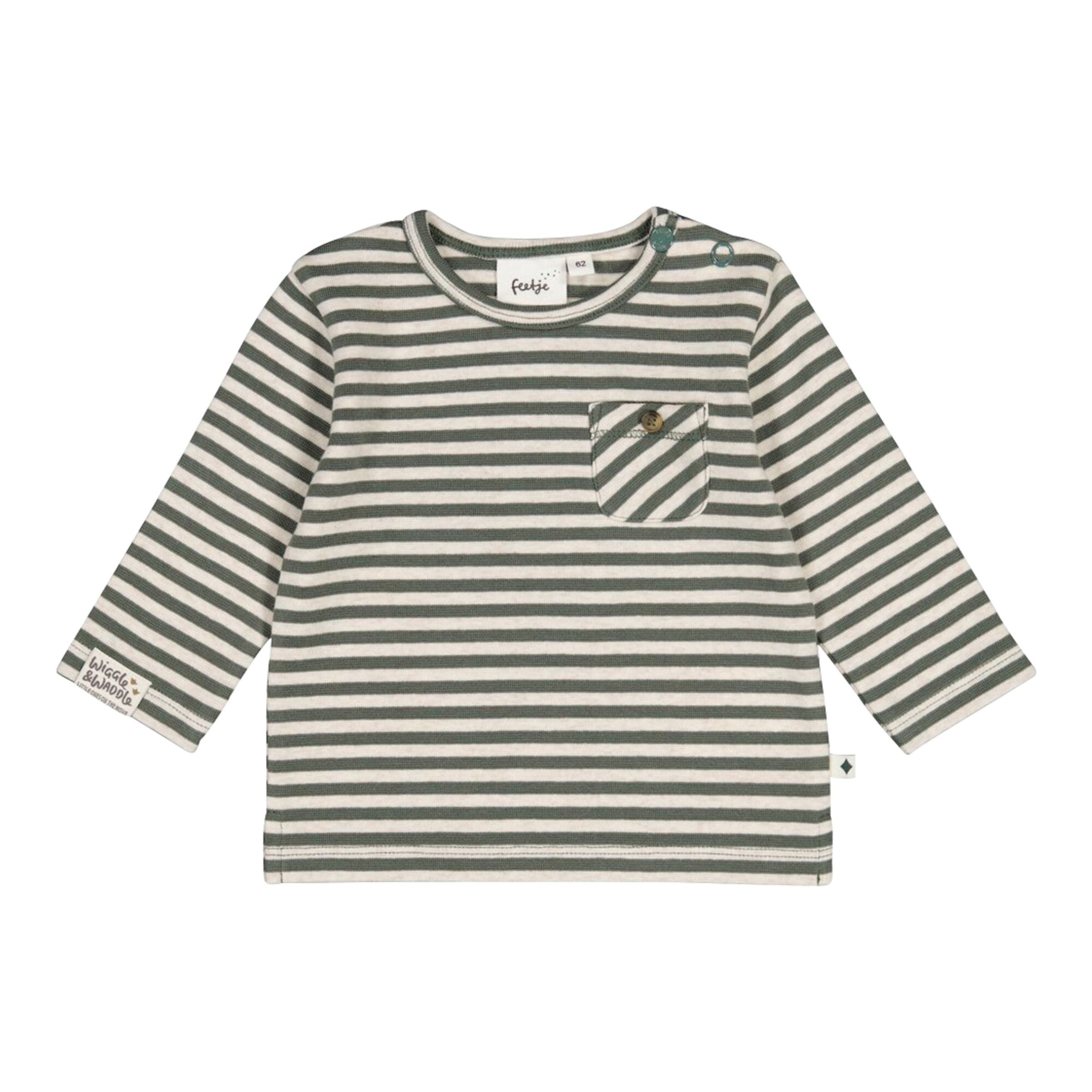 Feetje Shirt langarm mit Tasche Ringel