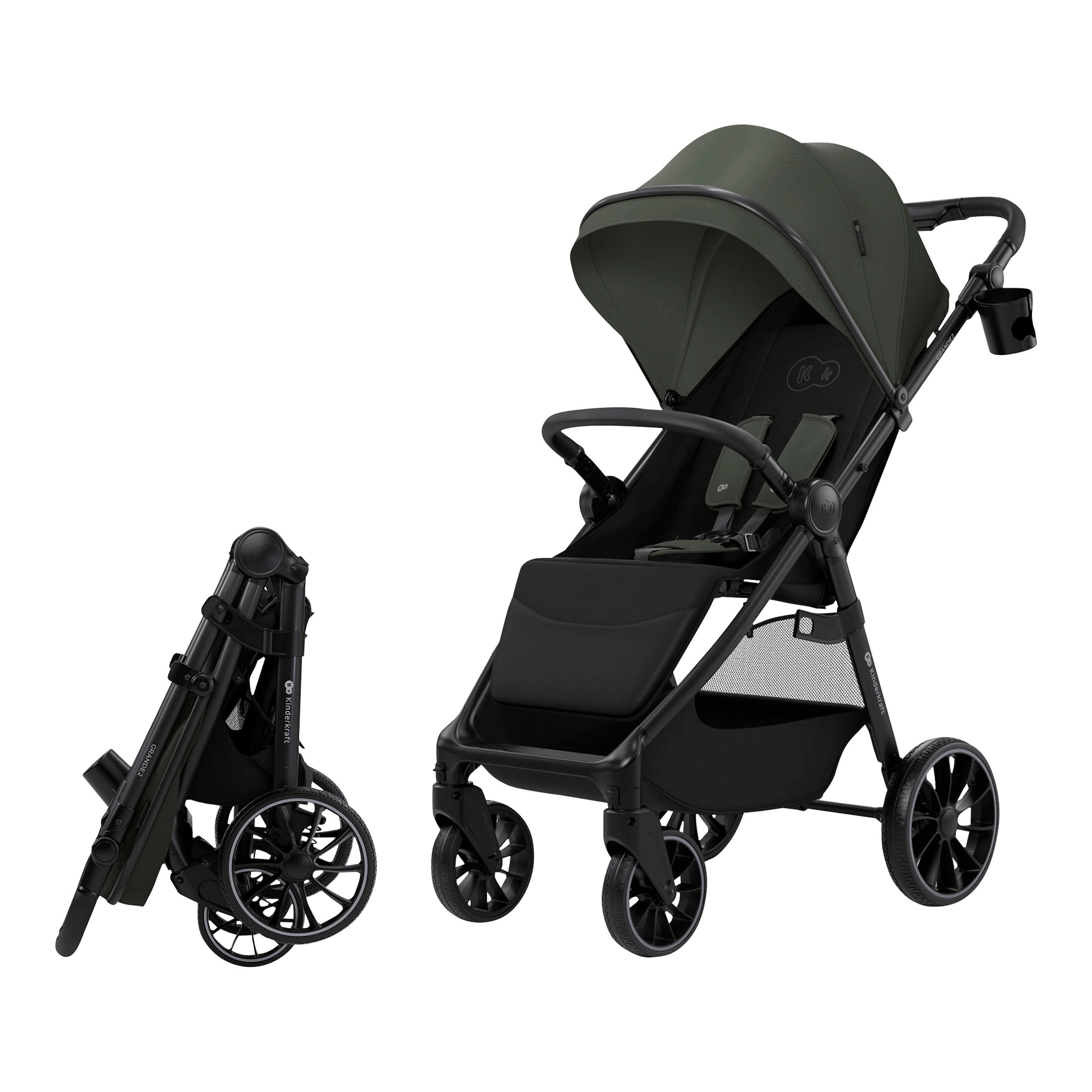 Kinderkraft Kinderwagen Sportwagen GRANDE 2 gruen