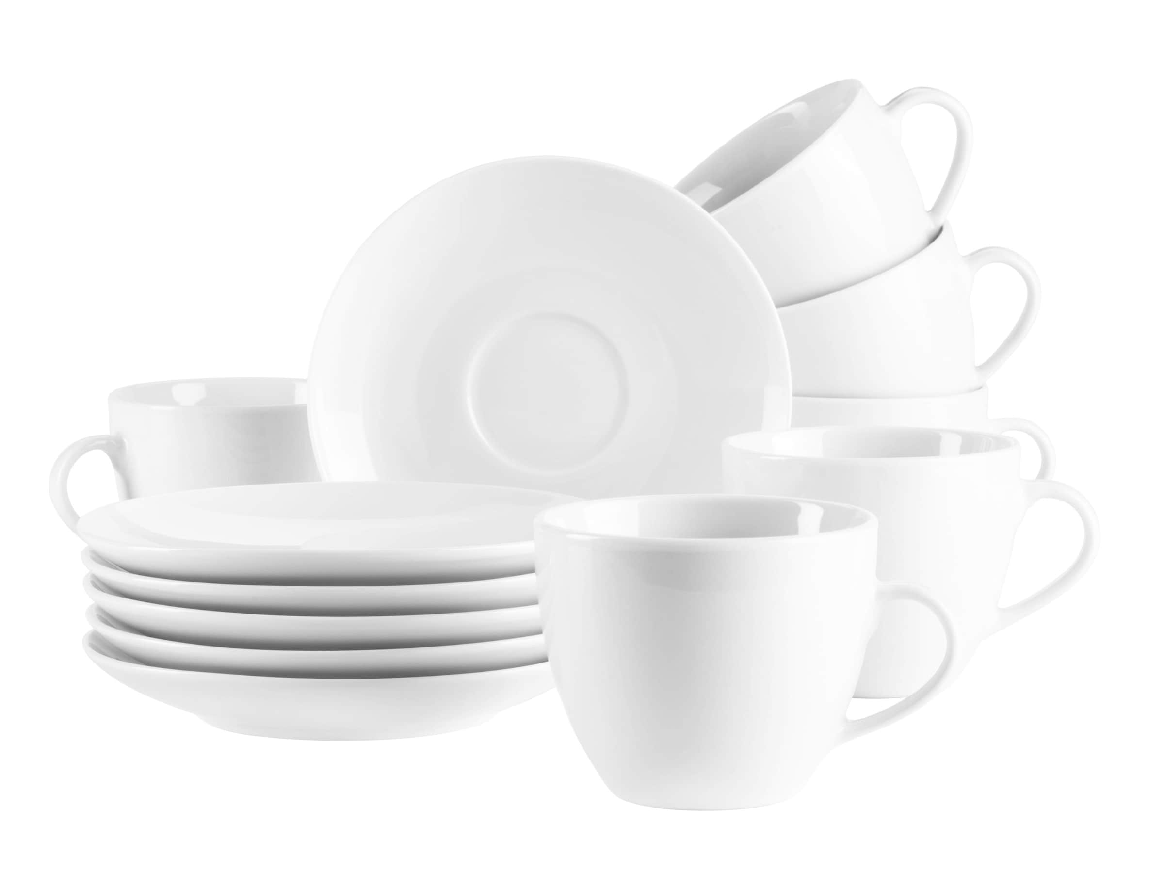 Kaffeetassen Set, Porzellan Barca