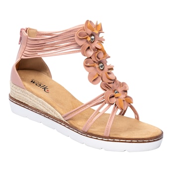 Sandalettes cheville «Fleur»