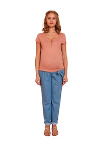 Henley-Shirt für Schwangerschaft & Stillzeit