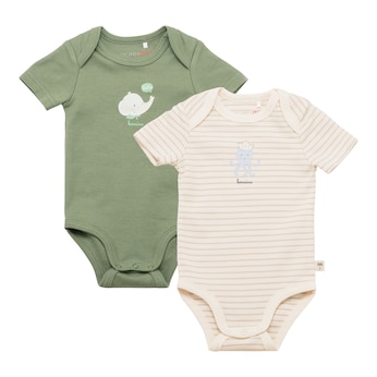 2er-Pack Bodys kurzarm Sunny Adventure