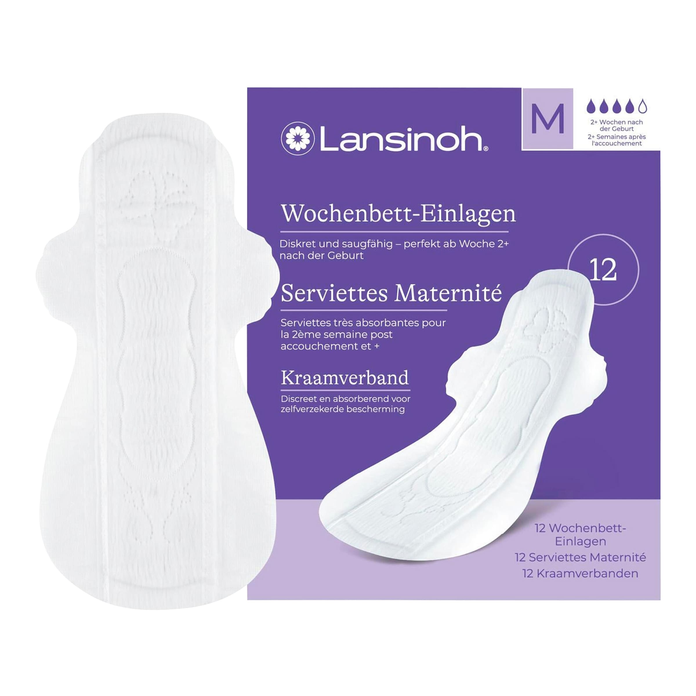 Wochenbetteinlagen 2+ Wochen, 12 Stück