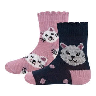 2er-Pack Socken Katze