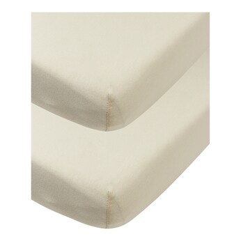 2er-Pack Jersey-Spannbetttücher 50x90 cm