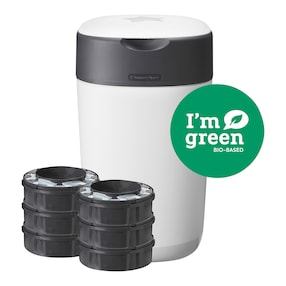 Windeleimer Twist & Click inklusive 6er-Pack Nachfüllkassetten