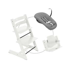 Bundle Treppenhochstuhl inkl. Newbornset Deep Grey & Babyset