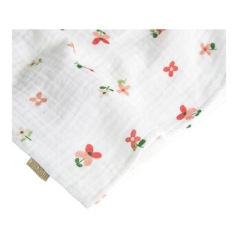 Musselin-Kleid Flügelarm Blumen