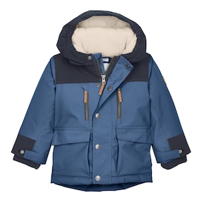 Parka mit Kapuze und Plüschfutter
