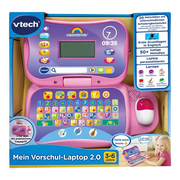 Vtech Baby Ordi Ourson Nina rose ordinateur interactif bébé formes chiffres  6-24 mois SOP77 - VTech