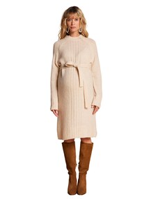 Strickkleid für Schwangerschaft und Stillzeit