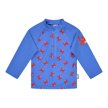 Badeshirt langarm mit UV-Schutz Krabben
