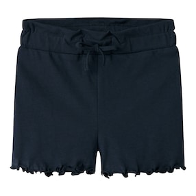 Short en molleton volants