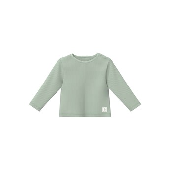 Shirt langarm Rippqualität
