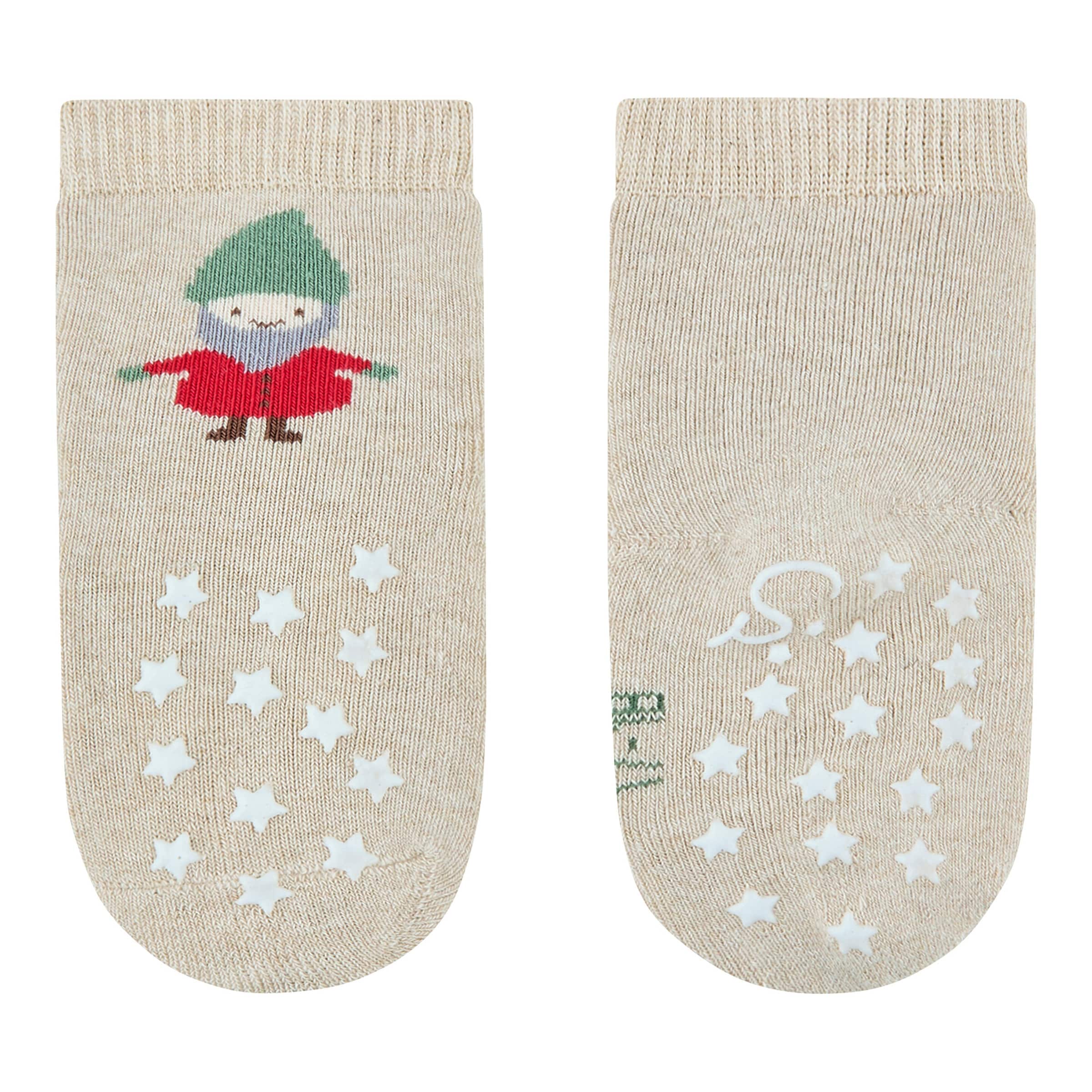 Thumbnail - Sterntaler 2er-Pack ABS-Krabbelsocken Weihnachten