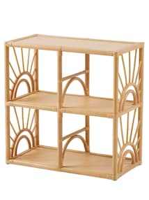 Regal SONNENSCHEIN aus Rattan, 4 Fächer, Kinderzimmer