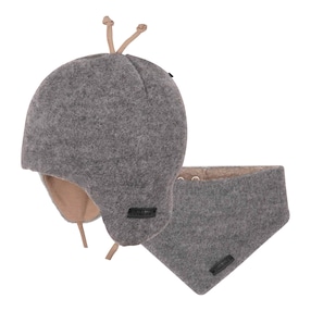 Ensemble 2 pièces bonnet d’hiver et foulard