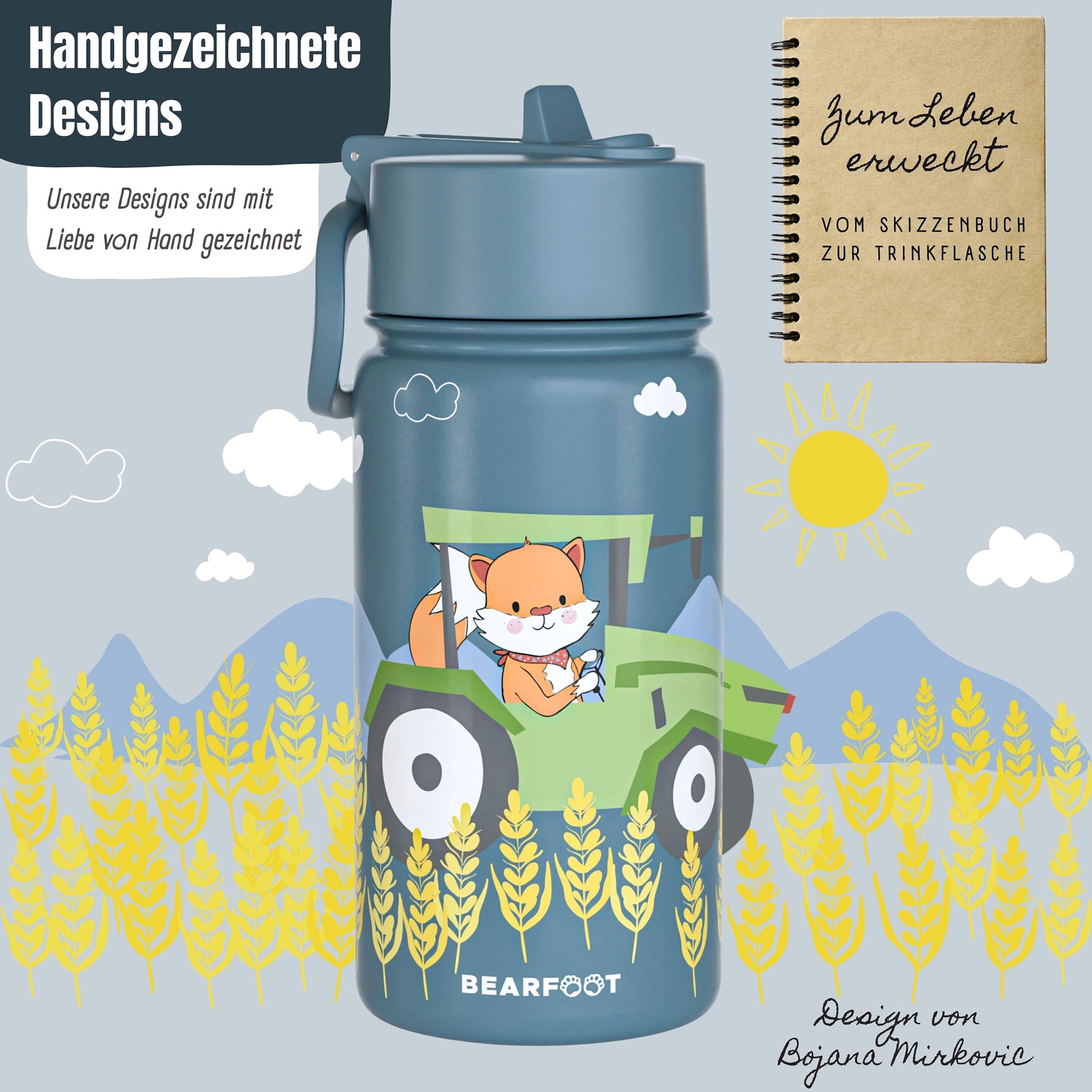 Bearfoot Thermoflasche 400ml