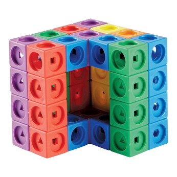 Bausatz mit Aufgaben MathLink-Steckwürfel