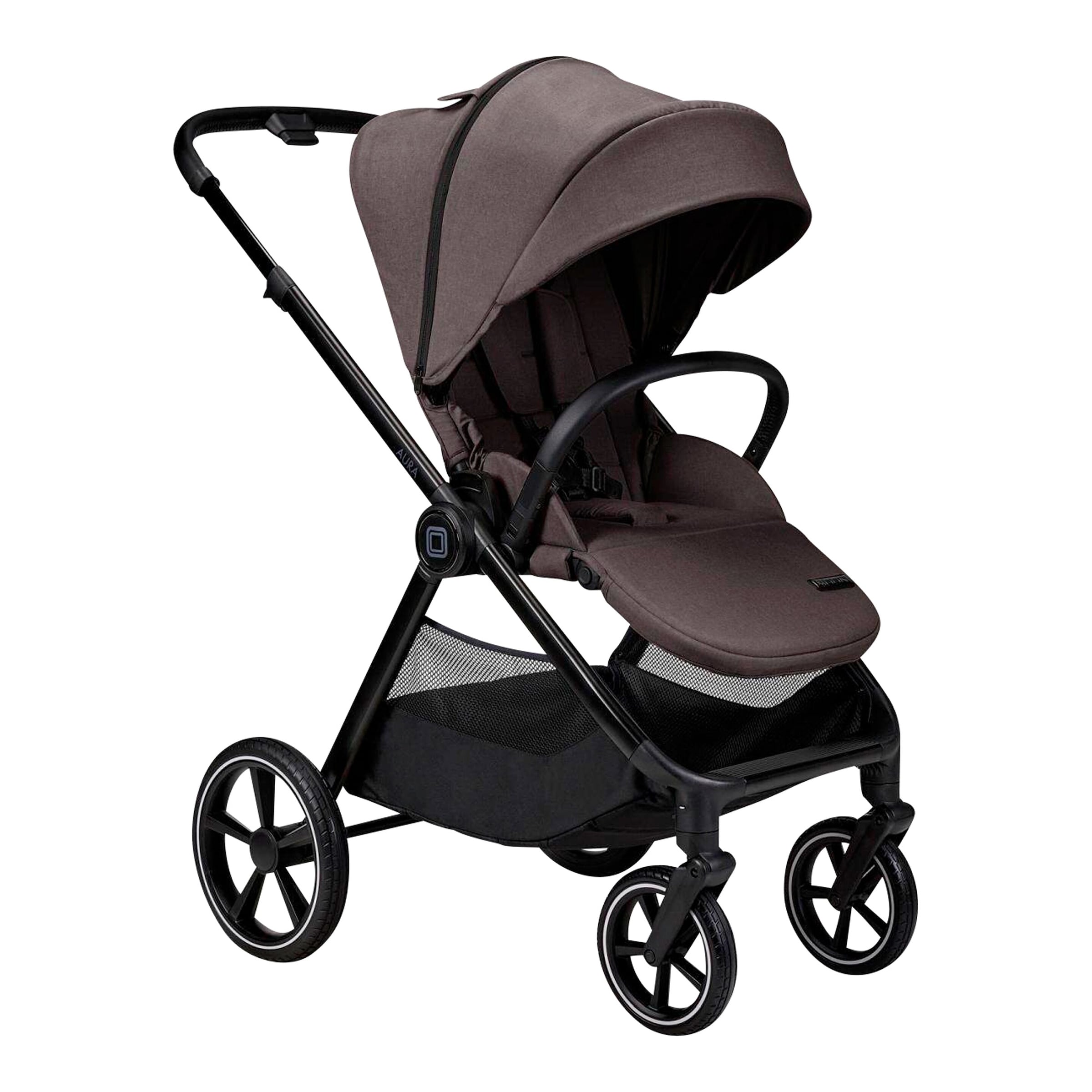 Moon Kombikinderwagen Aura (2026) Trio-Set inkl. Babyschale Cosmo 2.0 braun