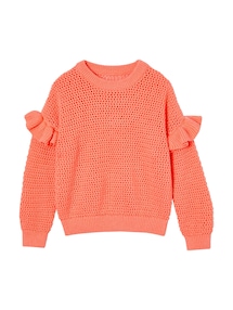 Mädchen Pullover mit Volants