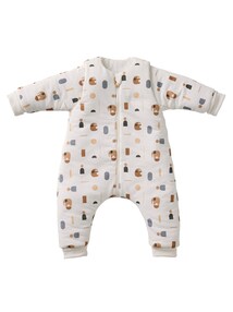 Baby Schlafsack / Overall mit Fuß und abnehmbaren Ärmeln KLEINER ELEFANT TOG 3