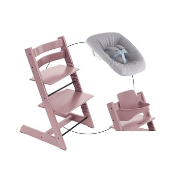 Bundle Treppenhochstuhl inkl. Newbornset Light Grey & Babyset